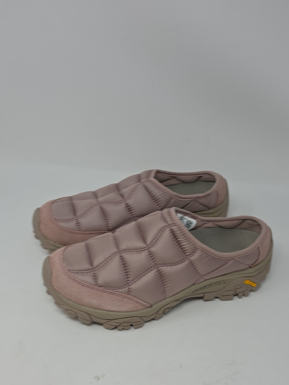 Merrell Quilted Slip-On Clog in Dusty Rose and Tan Sneakers Size 9.5